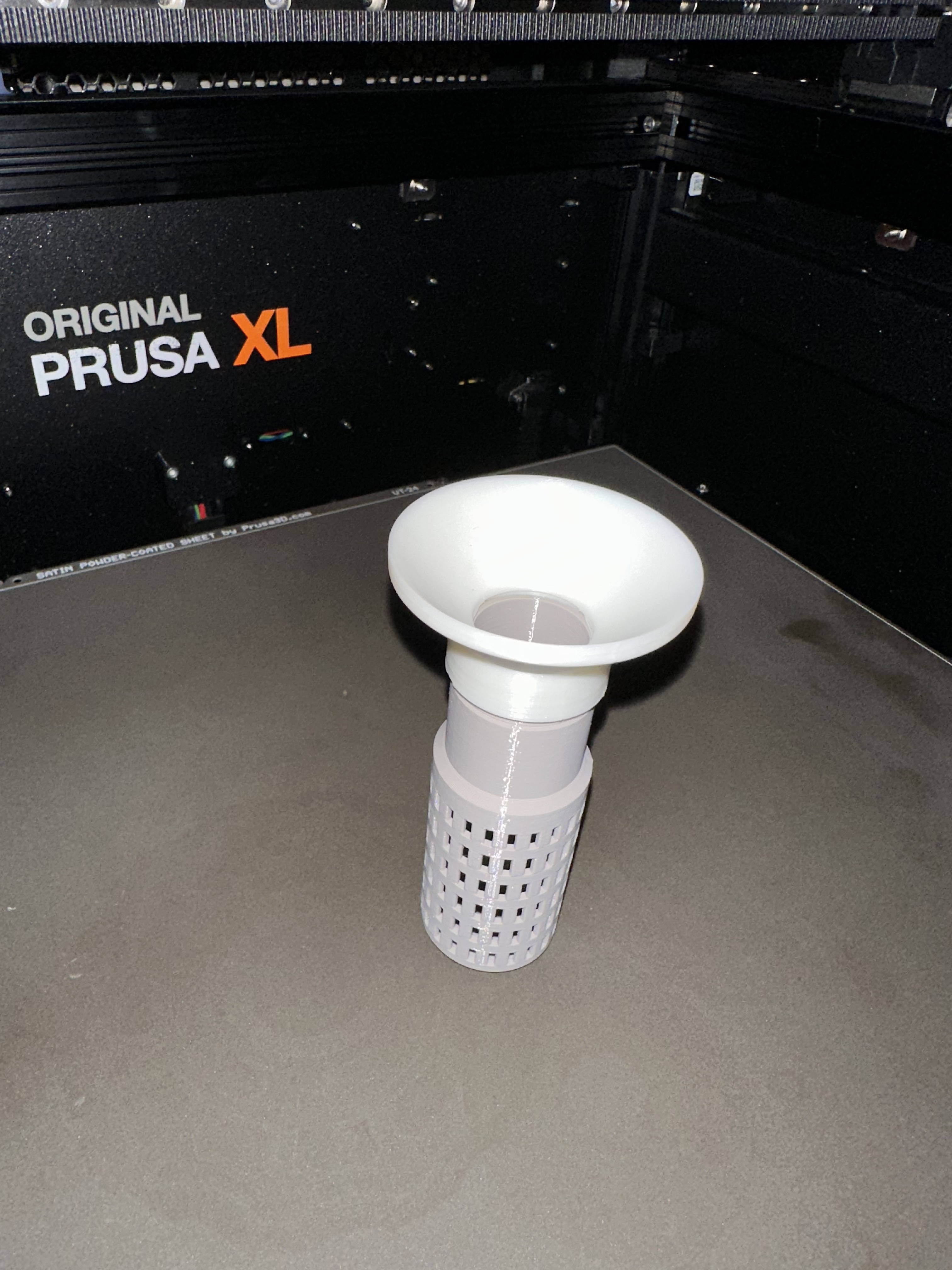Funnel for Containers for Drybox for Prusa Xl from Extrutim