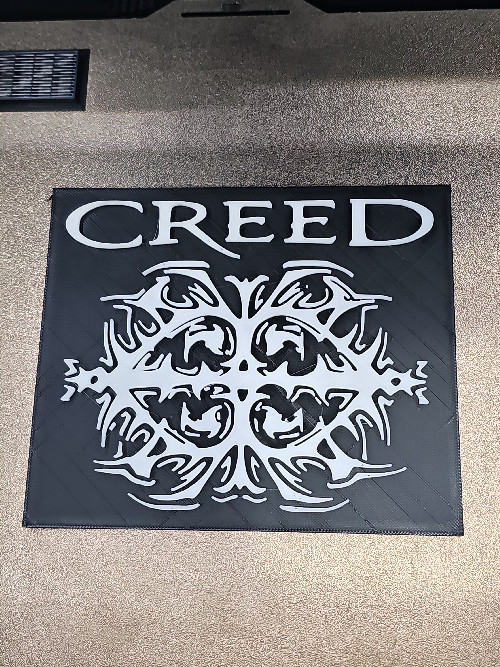 Creed Rock Band Logo Wall Sign Plaque