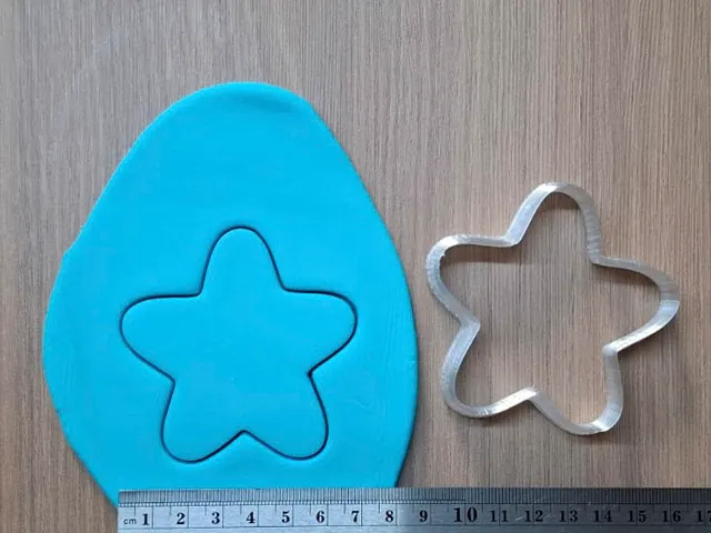 FREE Kawaii Starfish Cookie Cutter (70mm) | Ocean & Sea STL