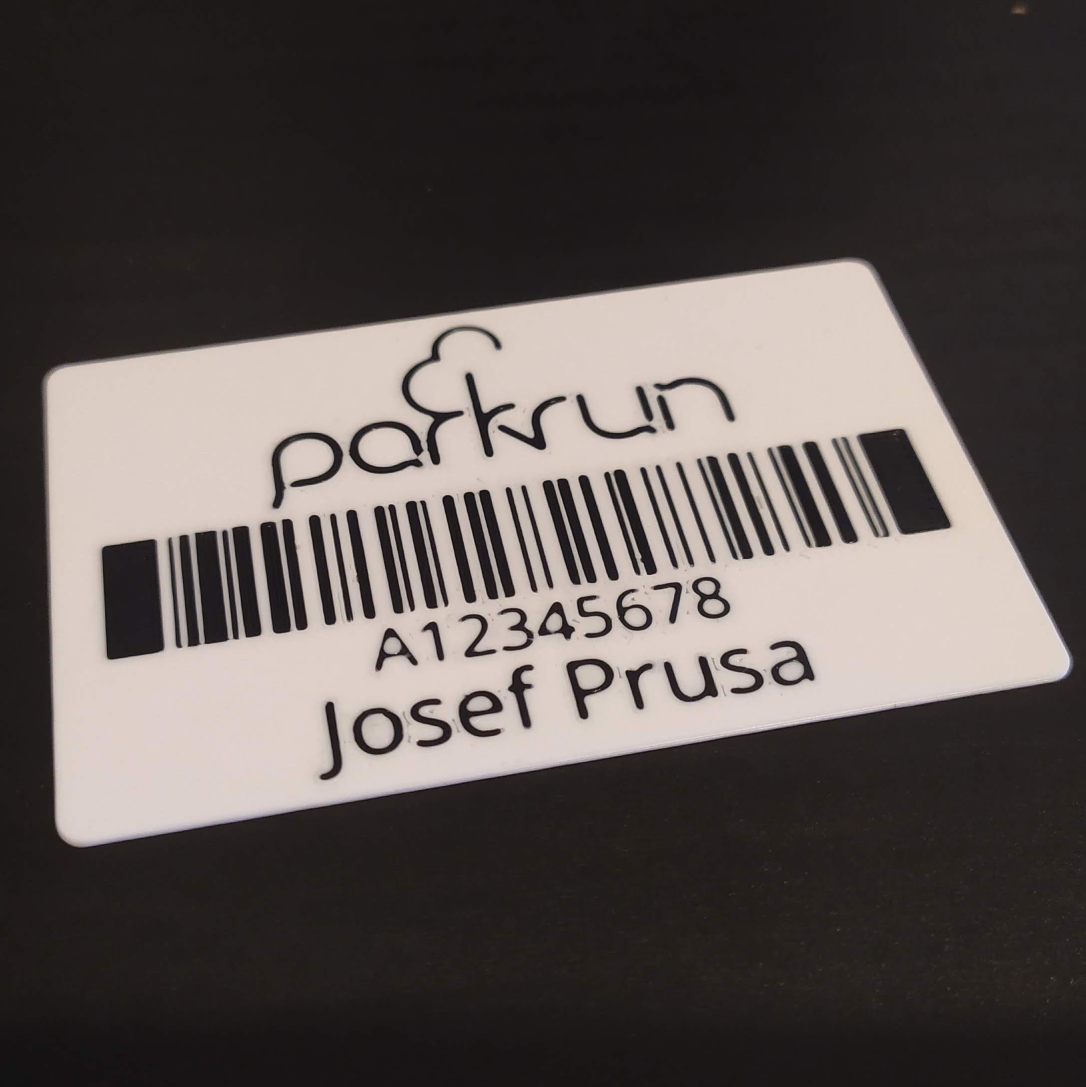 Parkrun Barcode Card (smooth remix)