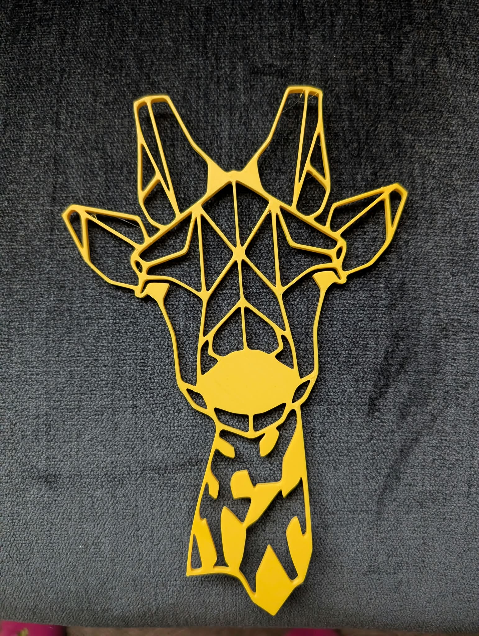 Giraffe Wall Sculpture 2D