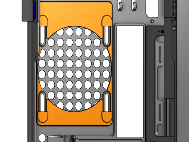 Cover for unused back fan holes for CM Qube 540 - 3 variants