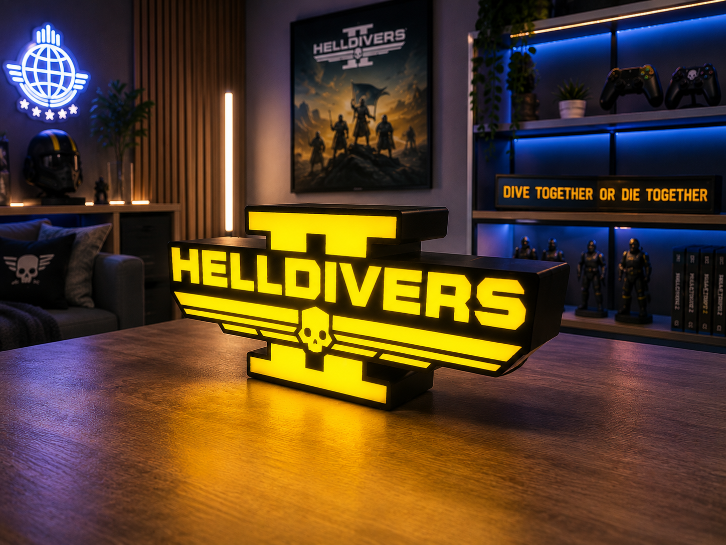 Miniatura 2 do modelo 3D Helldivers 2 LightBox