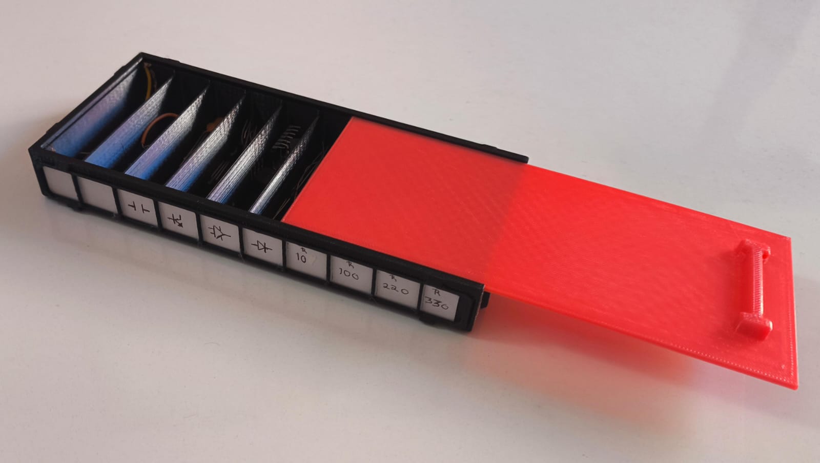 Resistor (and other electronics) Storage Box