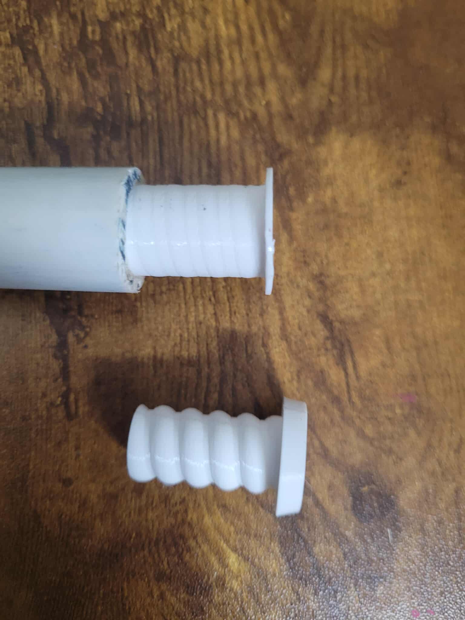 1/2" PVC Pipe Screw Joint for Modular Cosplay Props - FDM Only (PETG)