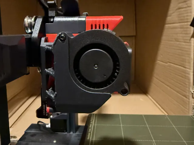 Upgraded hotend fan duct for Neptune 4 pro