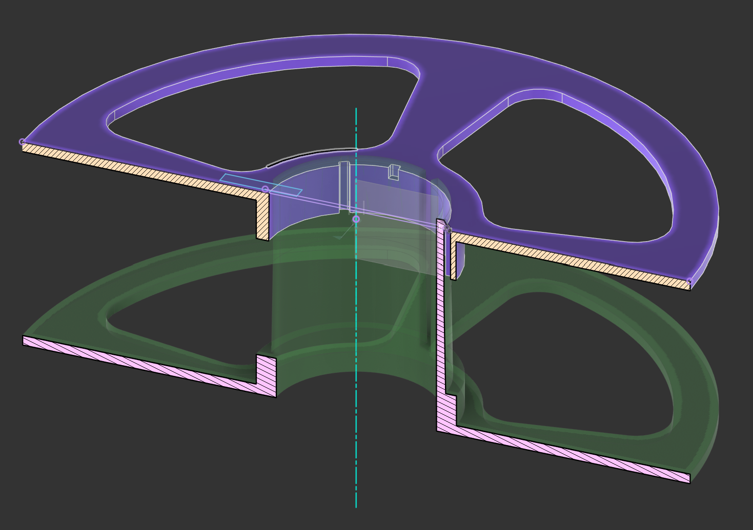 Sunlu AMS Spool Adapter 3D model