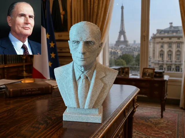 François Maurice Adrien Marie Mitterrand Buste