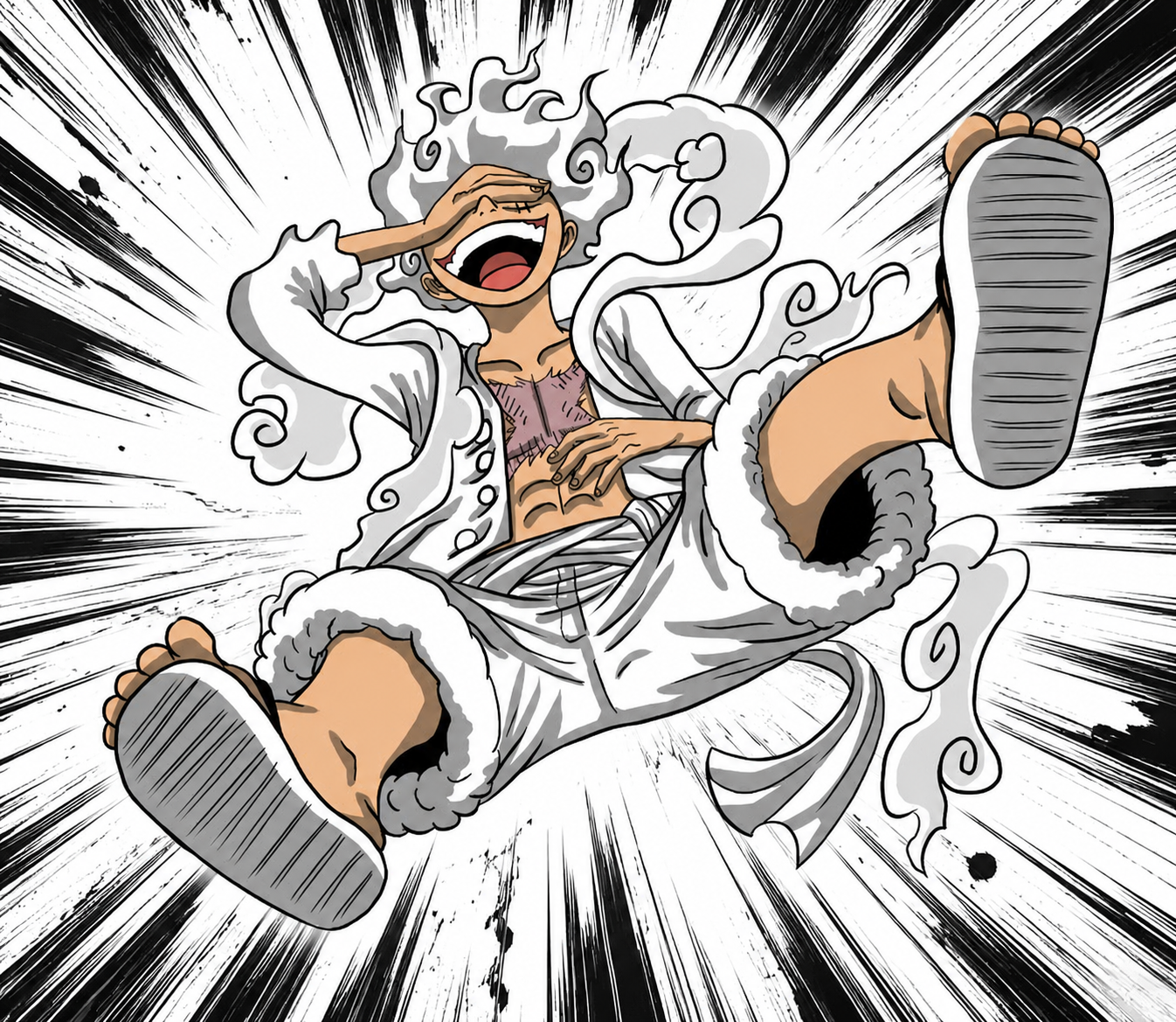 Monkey D. Luffy Gear 5 Custom Hueforge - One Piece