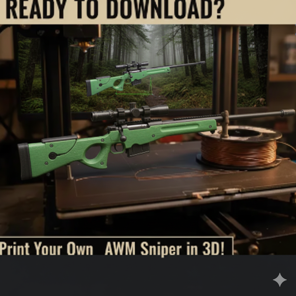 AWM Sniper with 15x scope