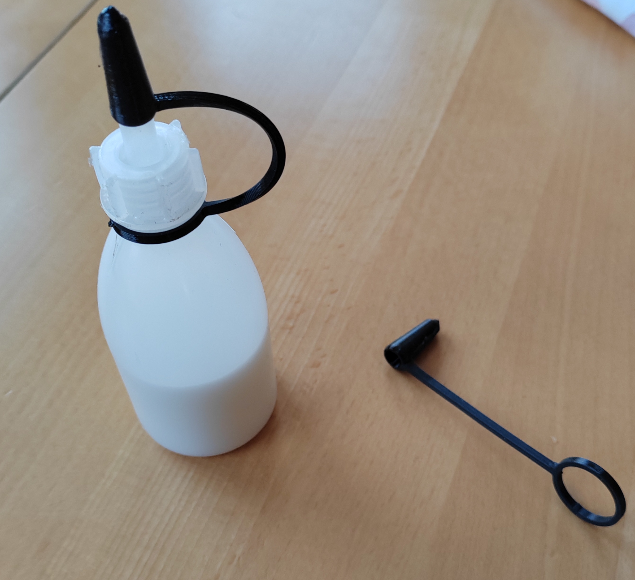Glue bottle cap