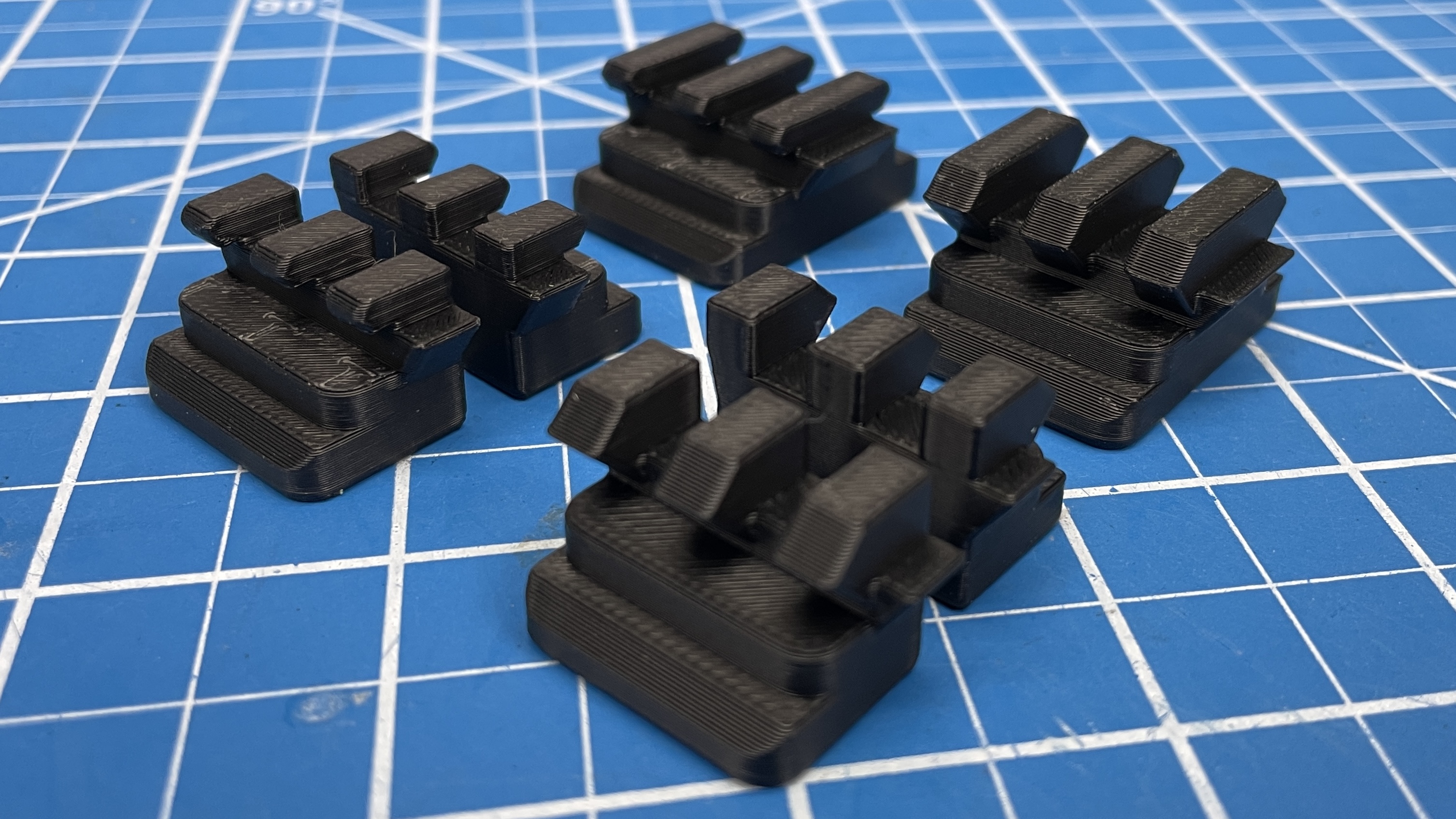 Nerf Saturn Rail Inserts 3D model