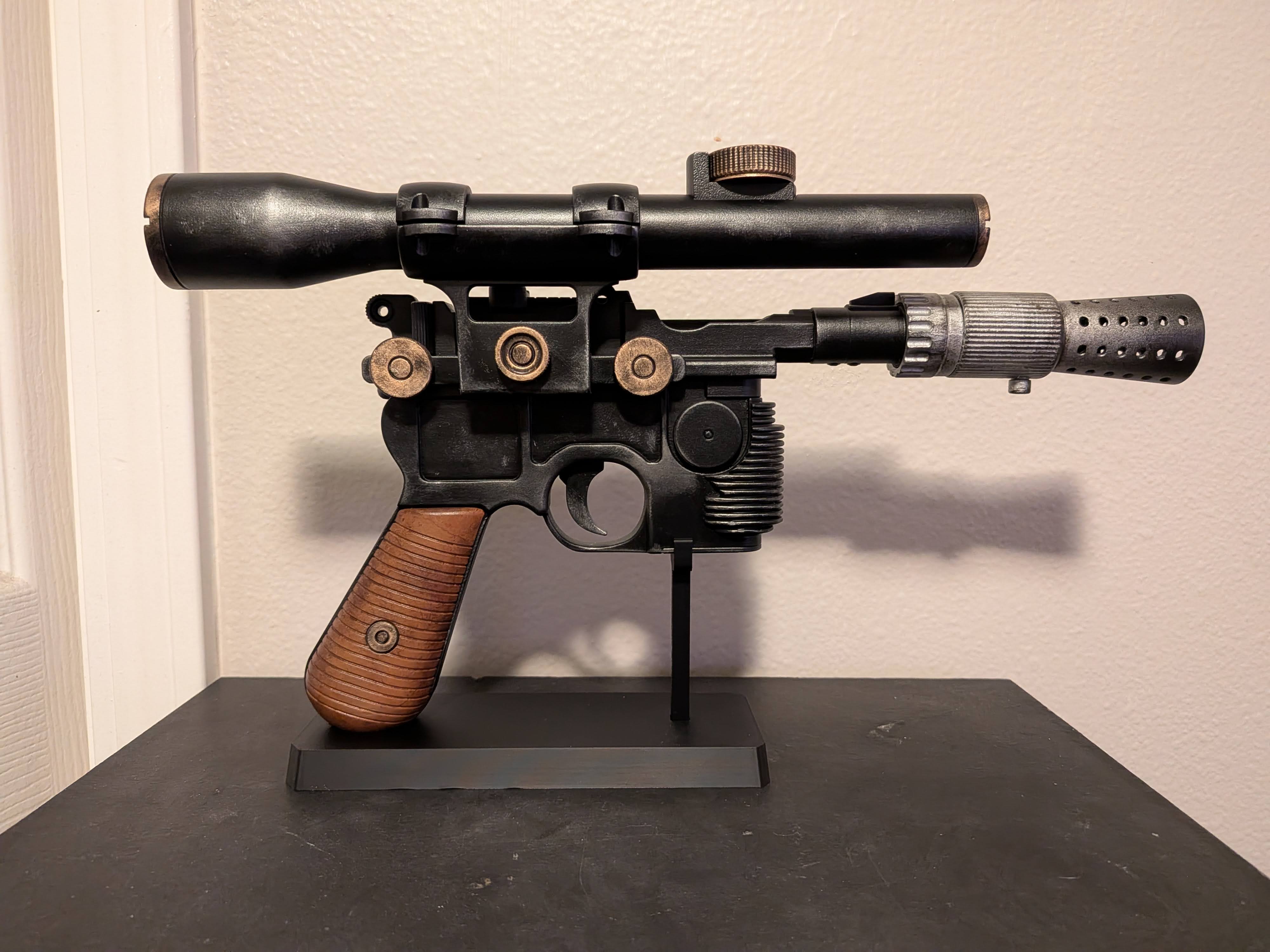 Display Stand For Galactic Armory DL-44 Blaster