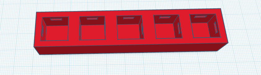 Keyboard clicker 1x5