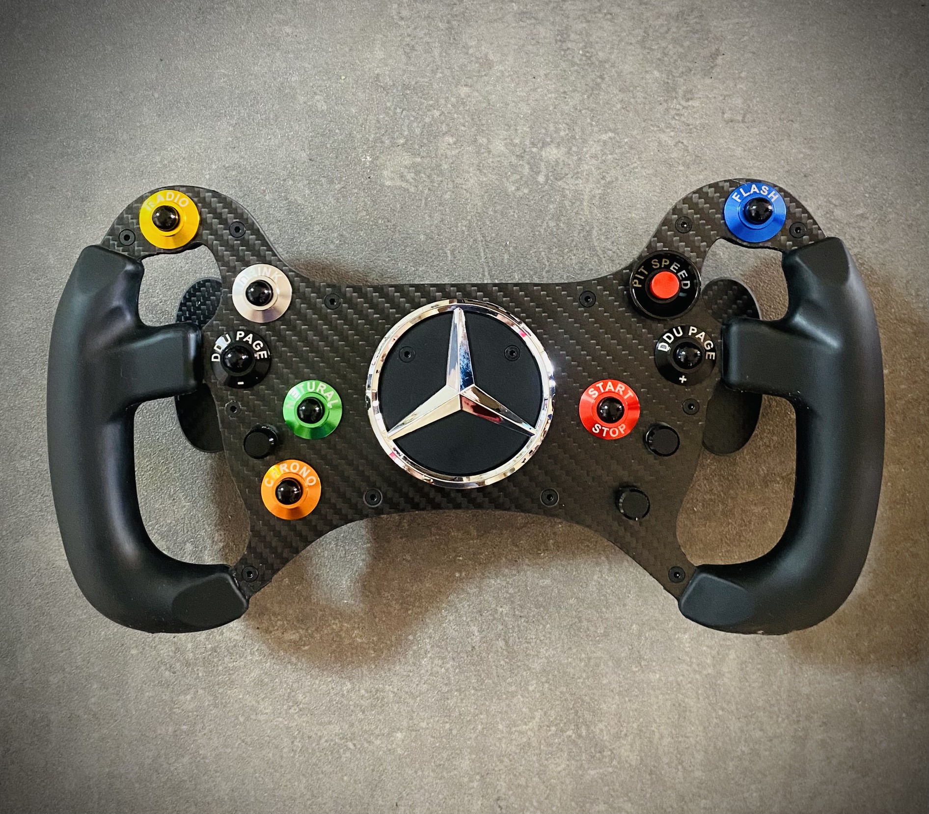 Sim racing DIY steering wheel Mercedes AMG GT3 GT4