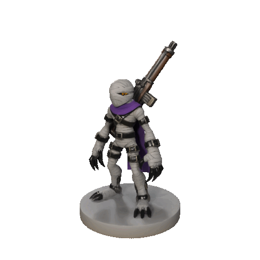 Mummymon Digimon Creature Model — miniatura 2