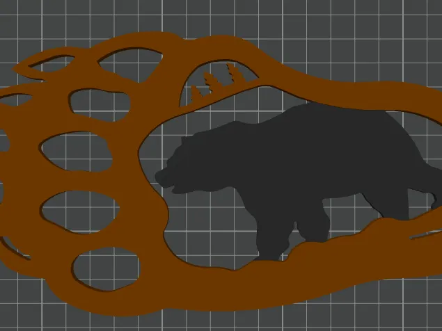 Ho-Chunk Bear Tribe Wall Art