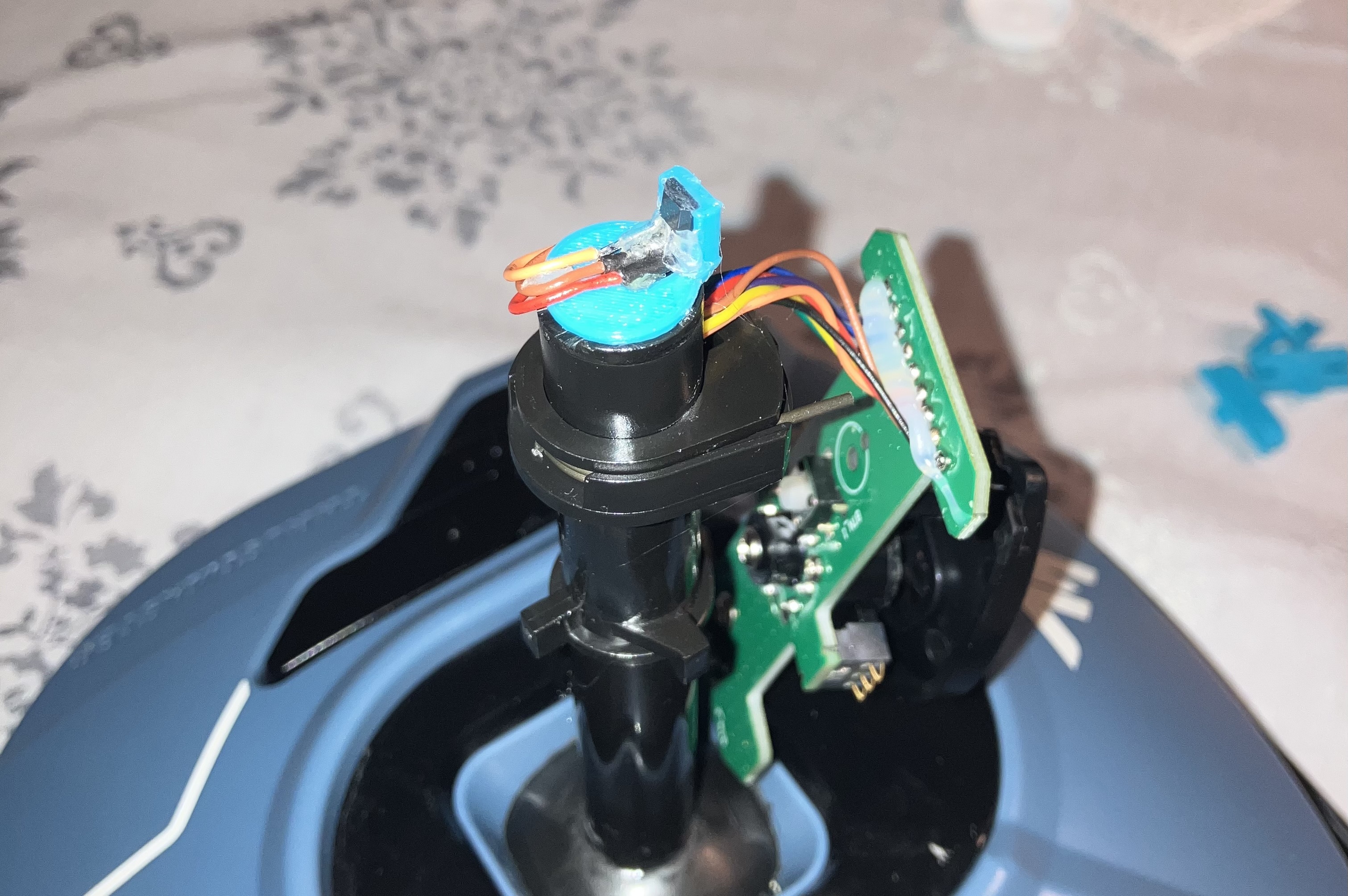 Thrustmaster sidekick A.320 airbus edition joysick rudder axis hall effect upgrade parts