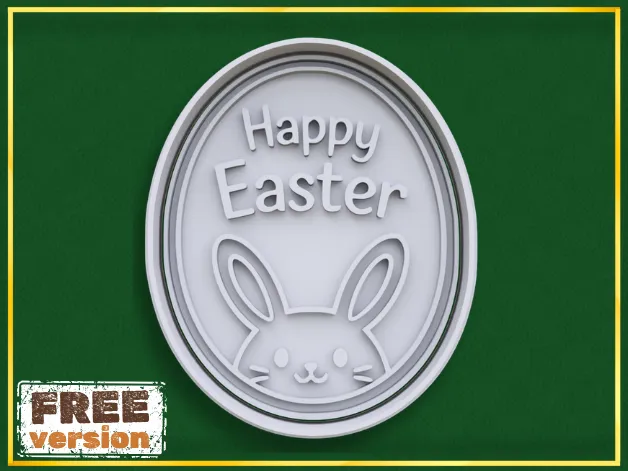 Happy Easter Cookie Cutter