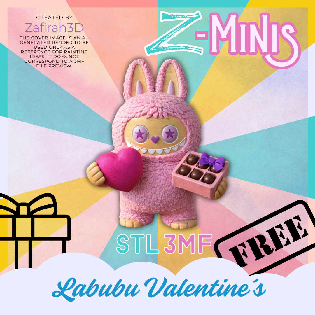Labubu Valentines For Free Z-Mini