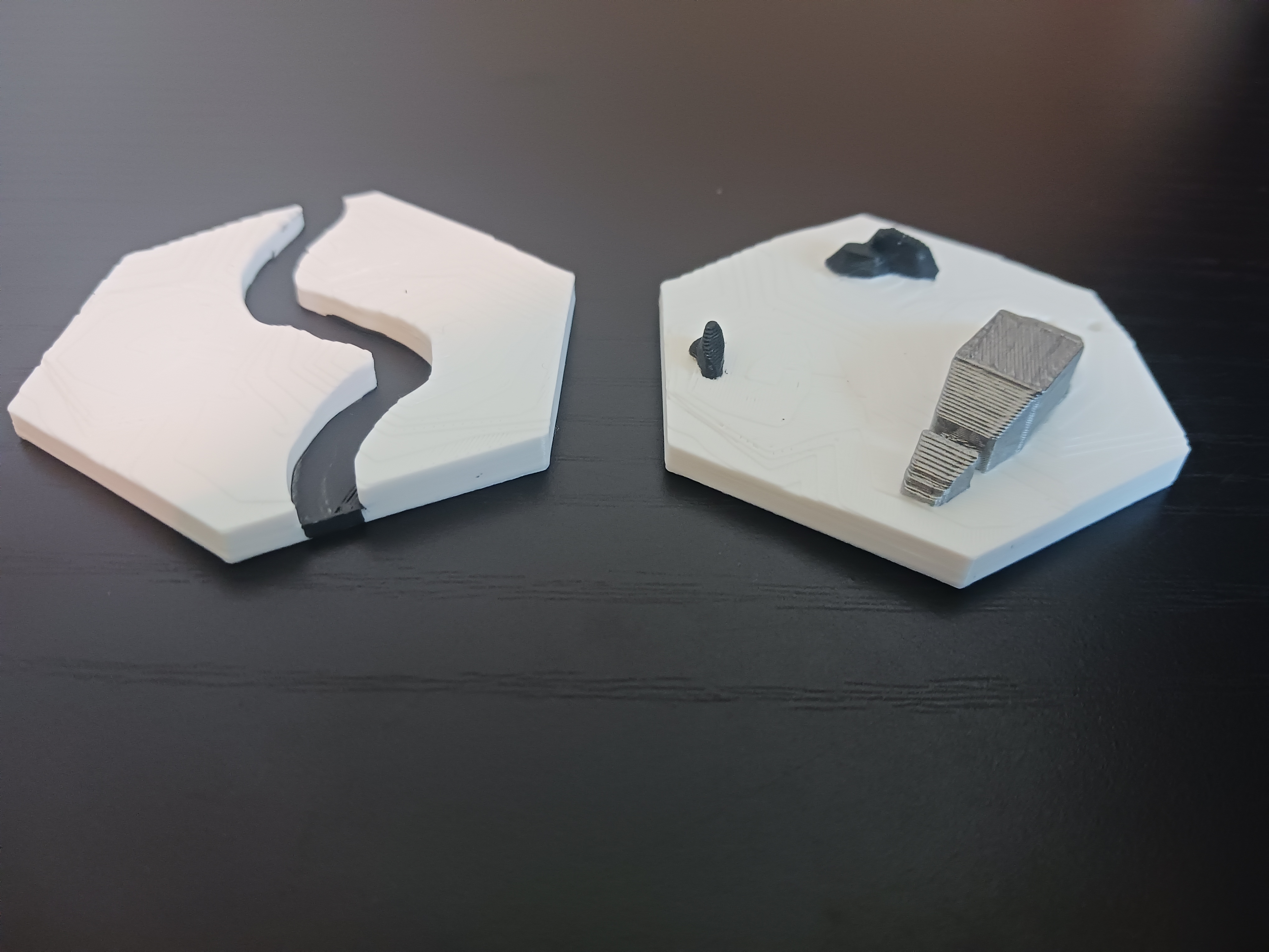 Crash Site and Crevasse Hex Tiles (Battle of Hoth compatible)