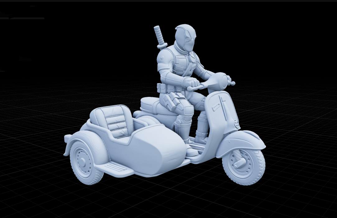 Deadpool on Scooter