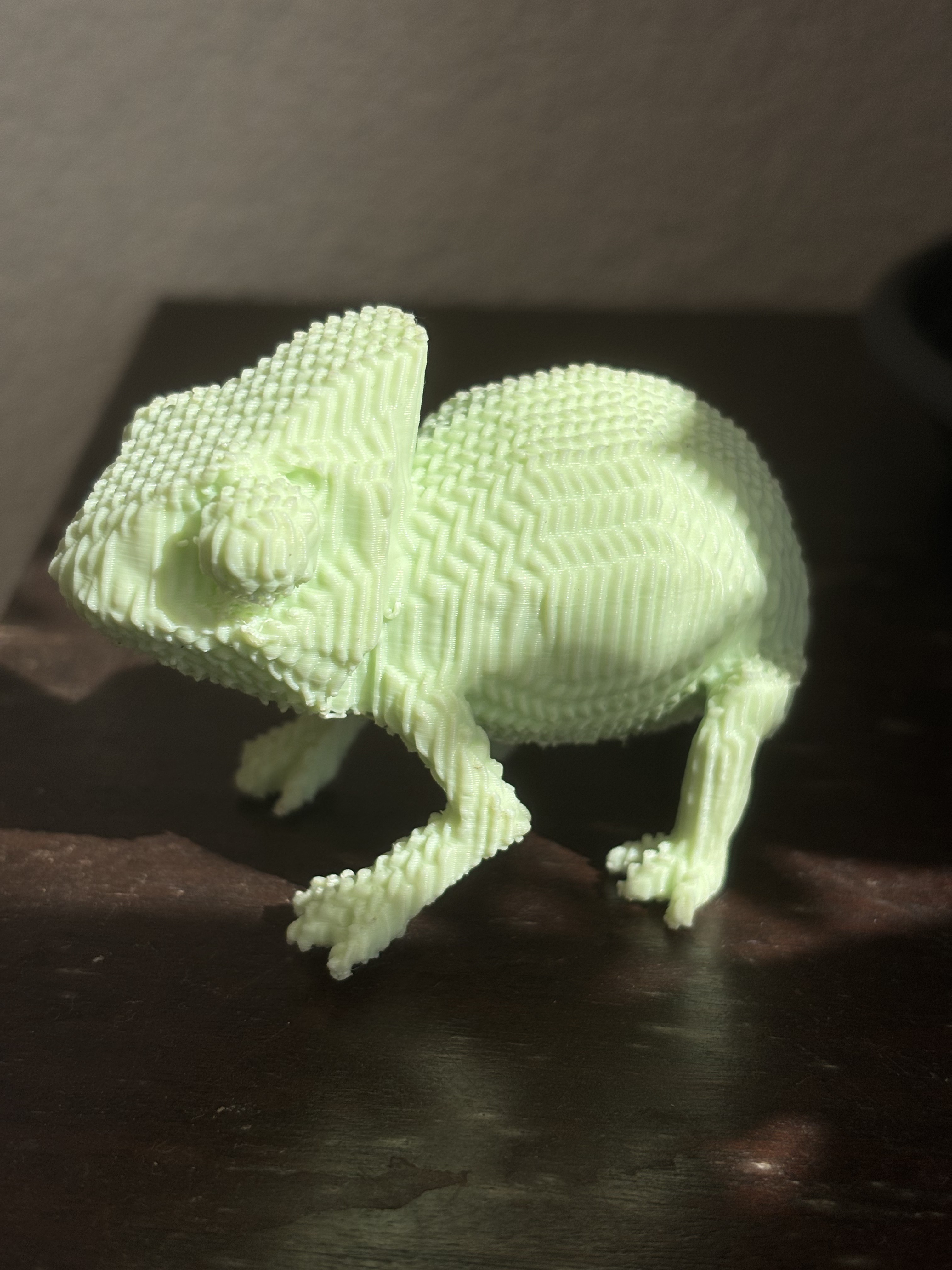 Miniatura 3 do modelo 3D Knitted Chameleon