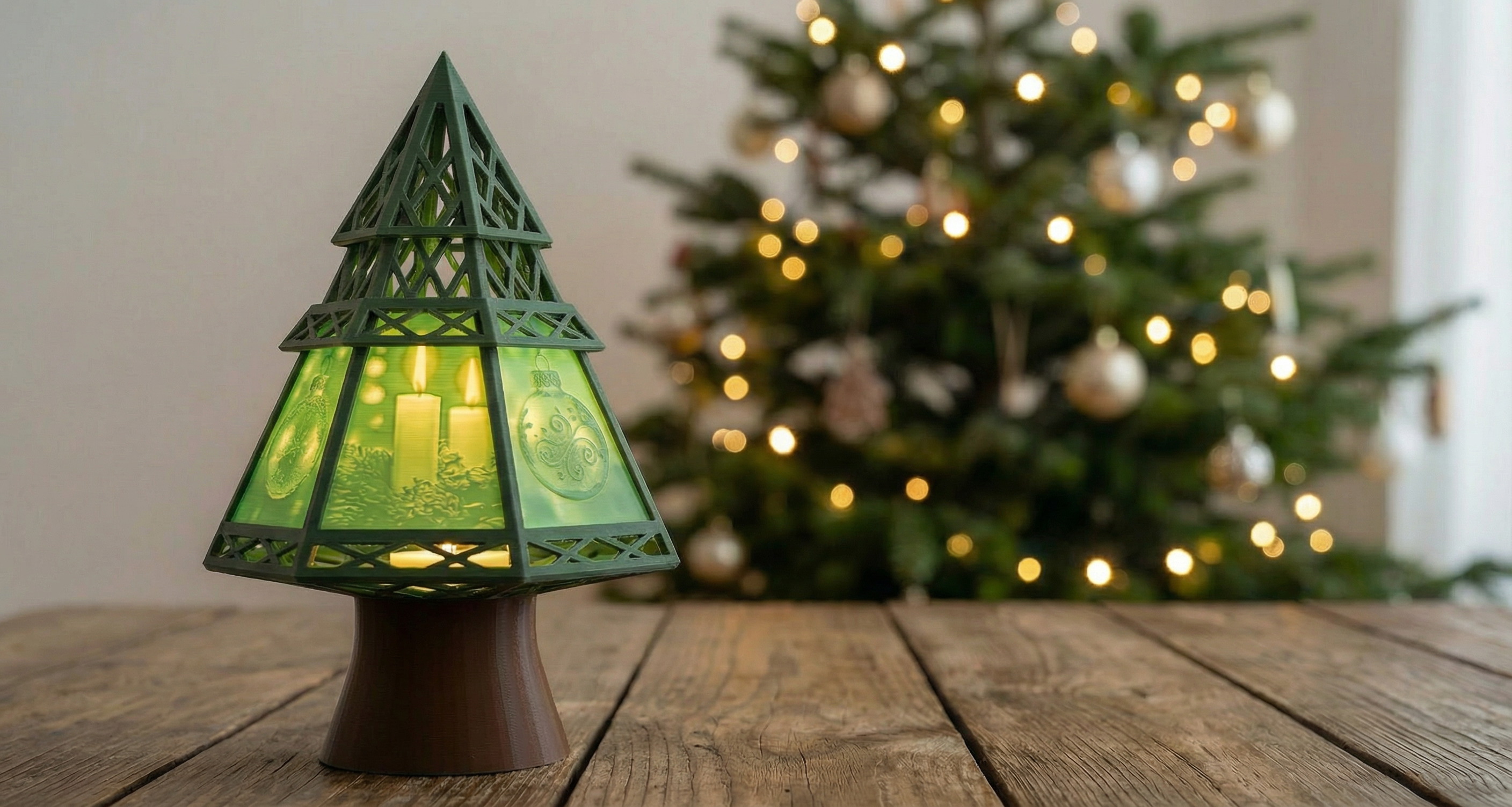 Litophane Christmas Tree 1 Level