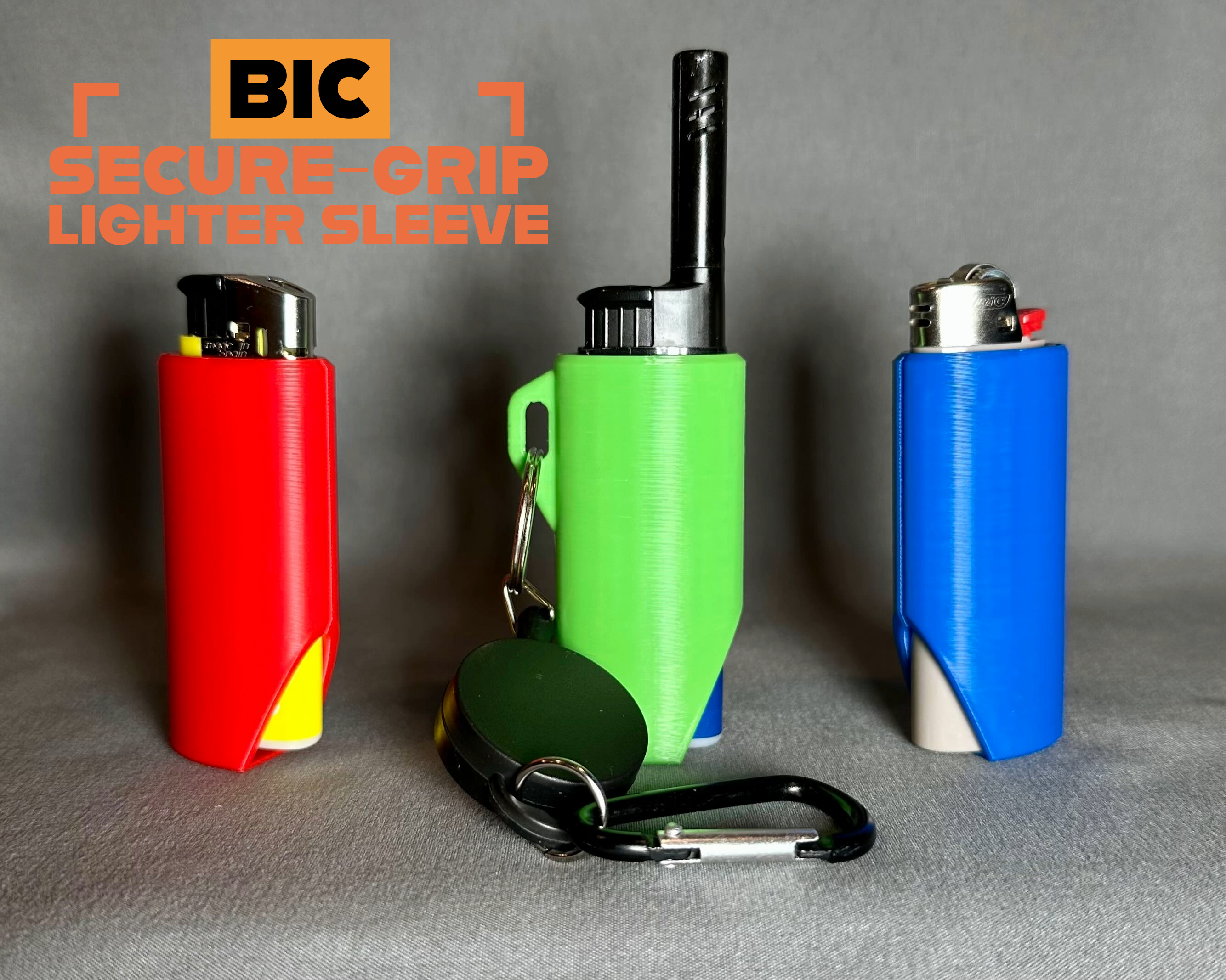 BIC Secure-Grip Lighter Sleeve