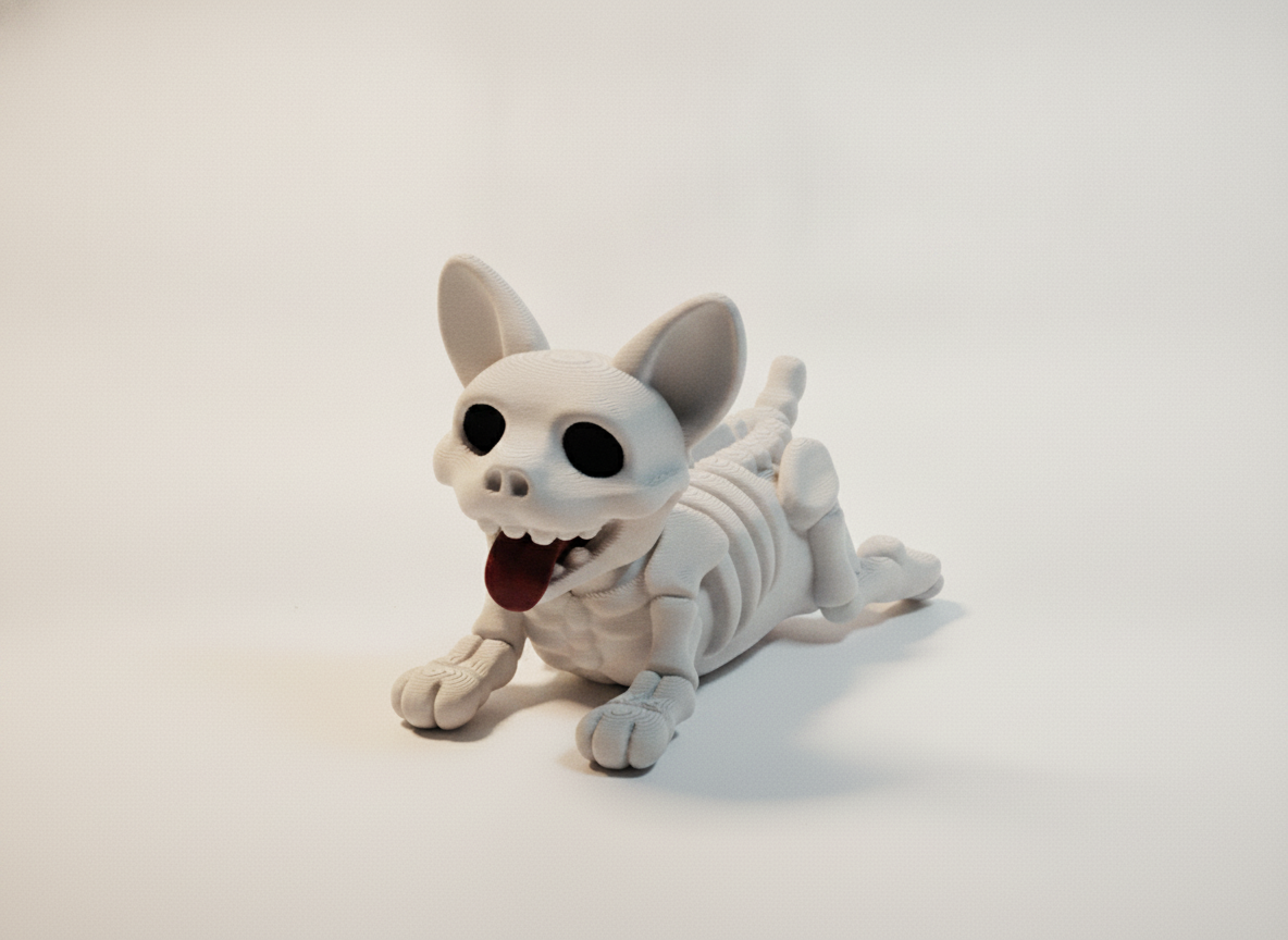 Cute Dog Skeleton
