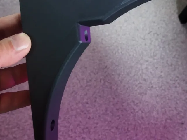 Support double équerre pour barre à rideaux