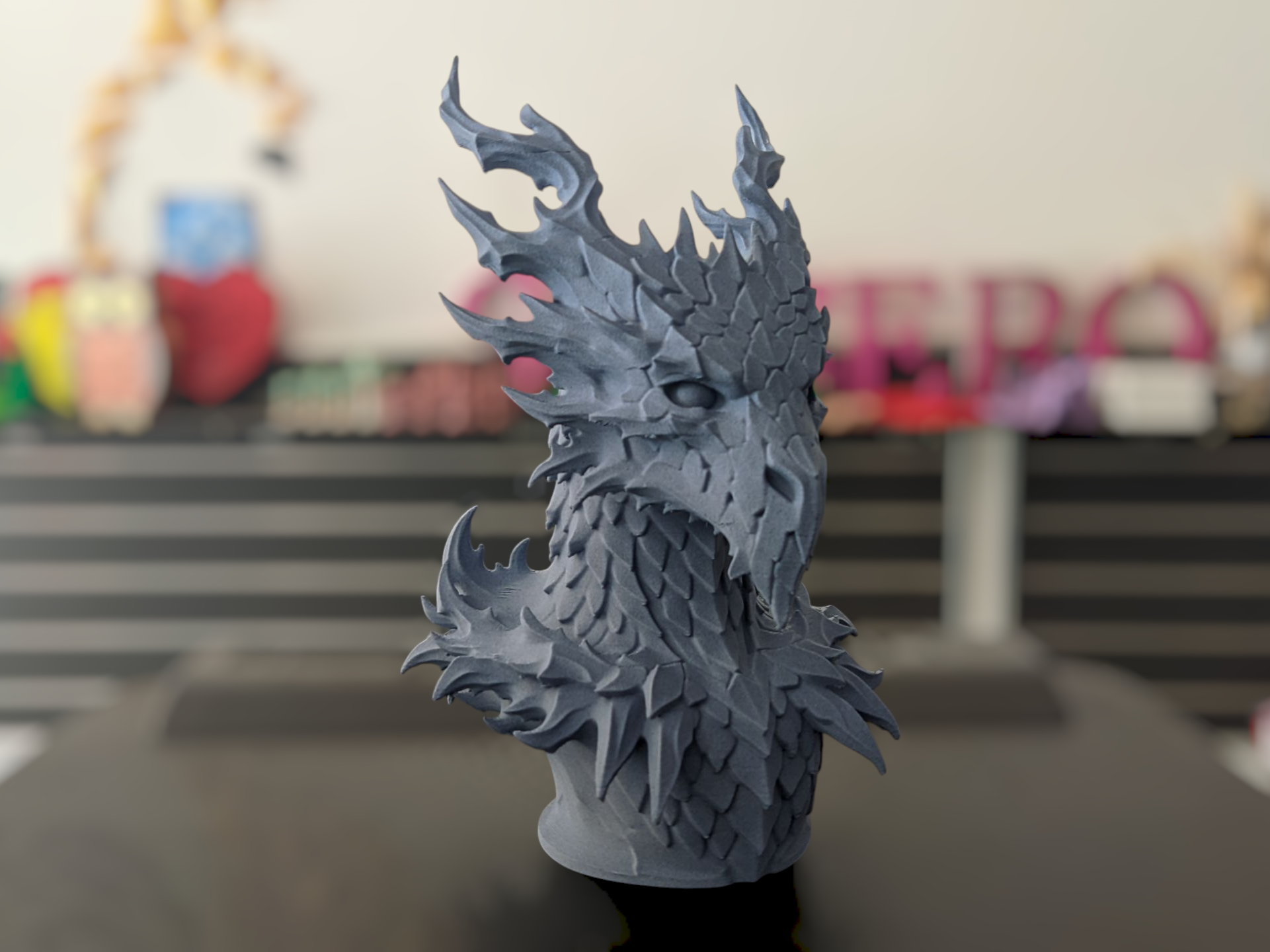 Miniatura 3 do modelo 3D Shadow Dragon Bust