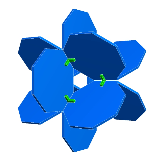 18 Part Holden Octahedral Polysurface
