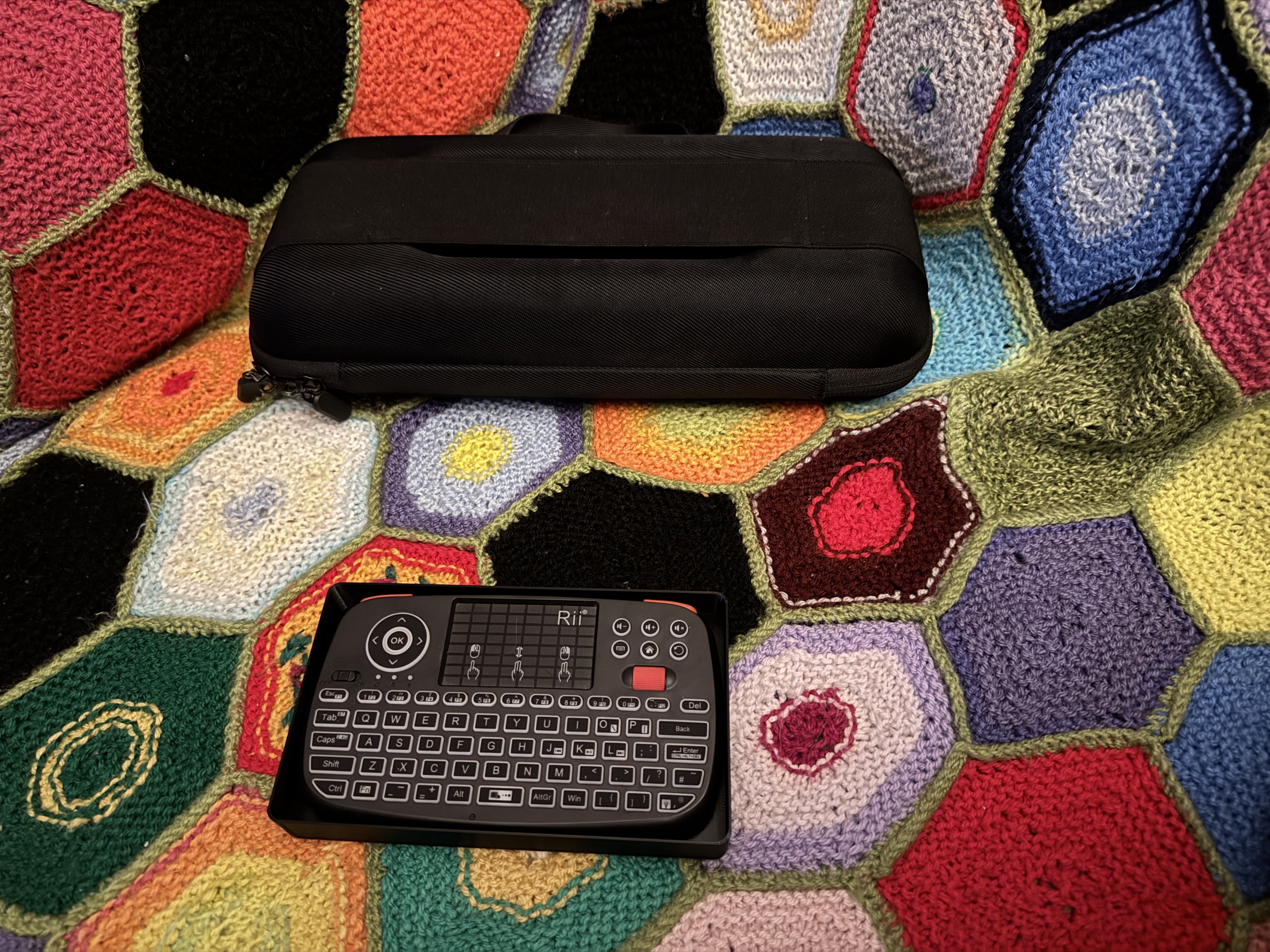 Steamdeck simple tray for Rii i4 keyboard