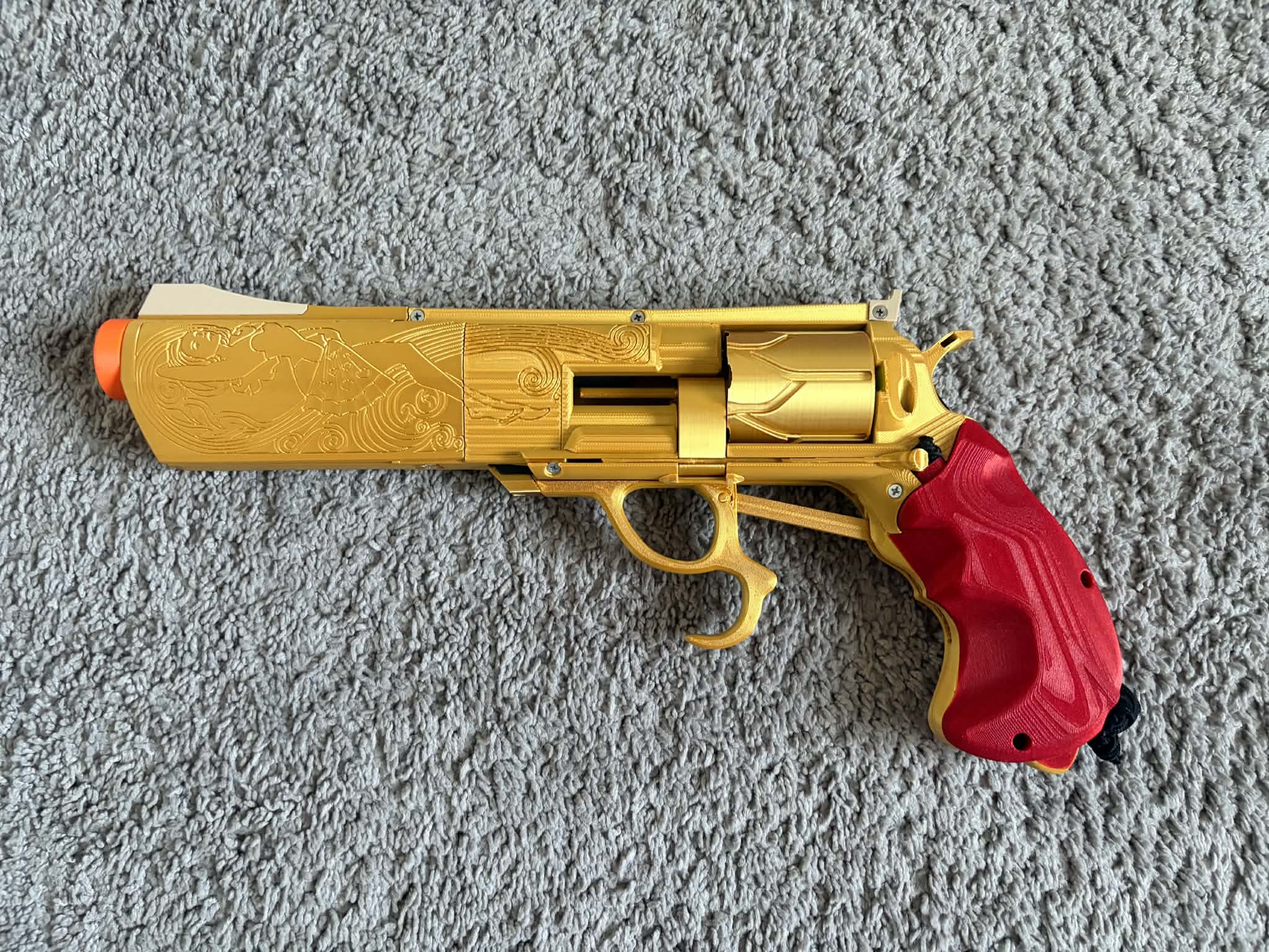 TF2 Ambassador (Nerf double action stringer blaster)