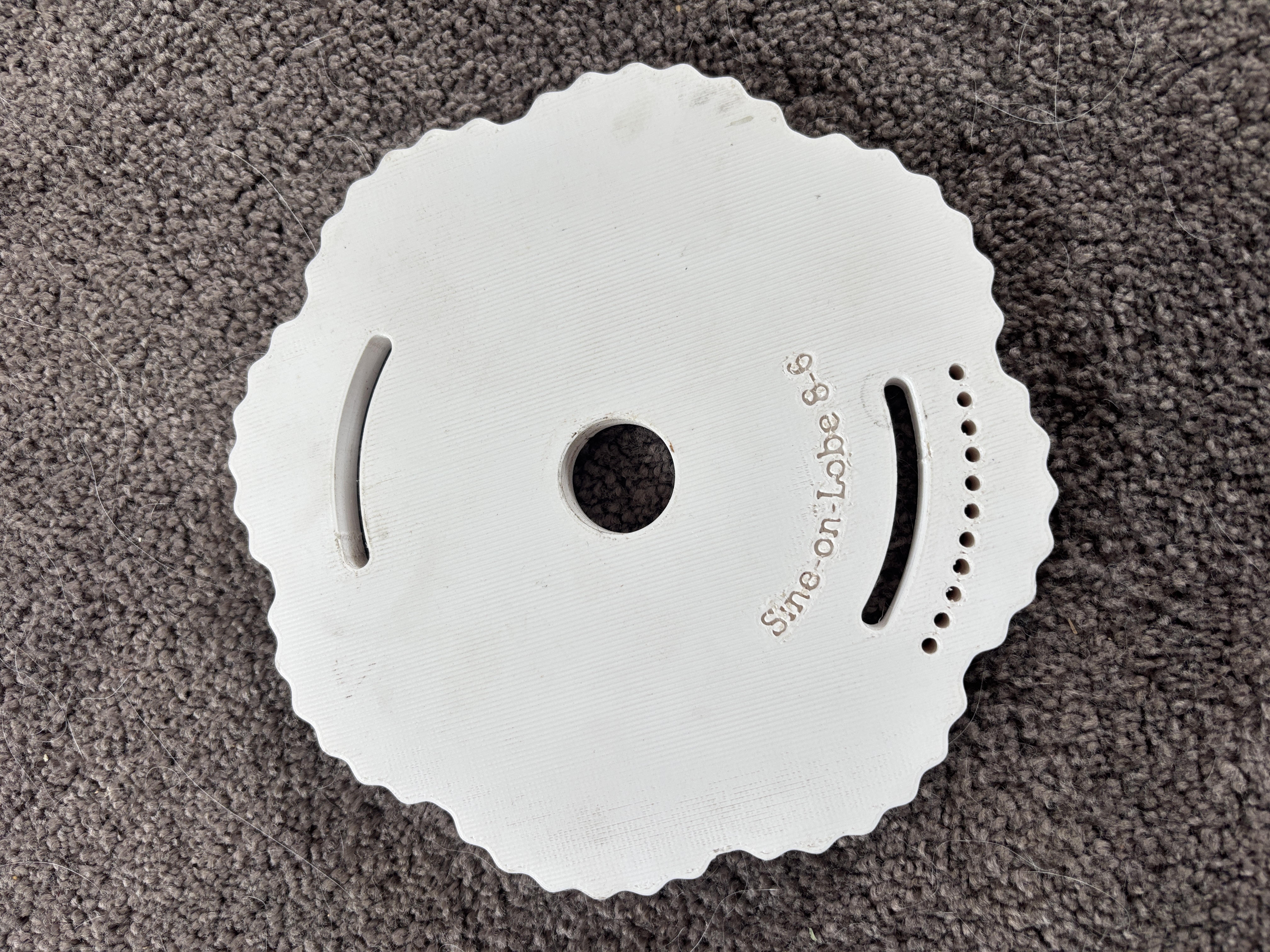 MDF Rose Engine - Sin on Lobes Rosettes