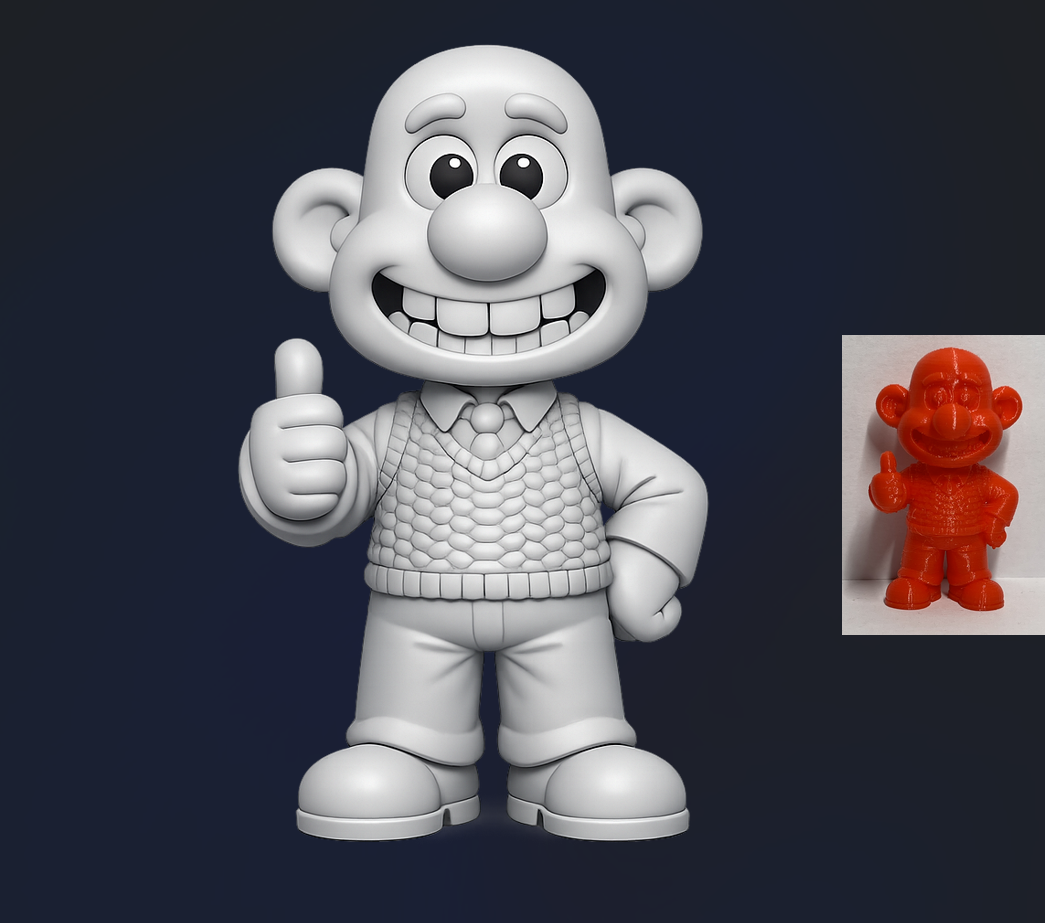 Chibi Wallace (Wallace & Gromit)