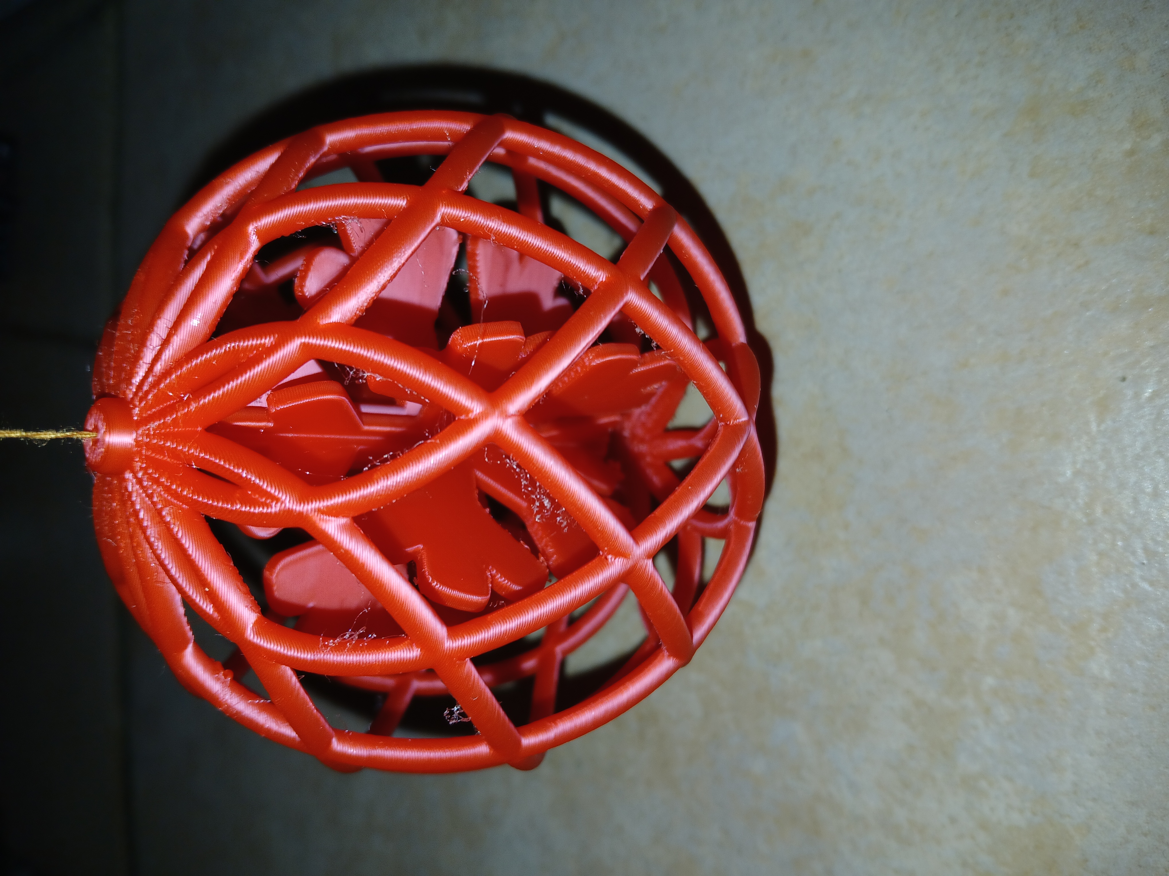 Christmas tree ball containing a snowflake — thumbnail 2