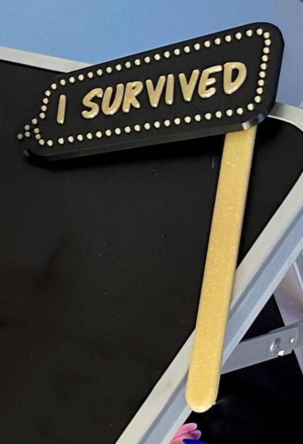 I Survived Photo Prop