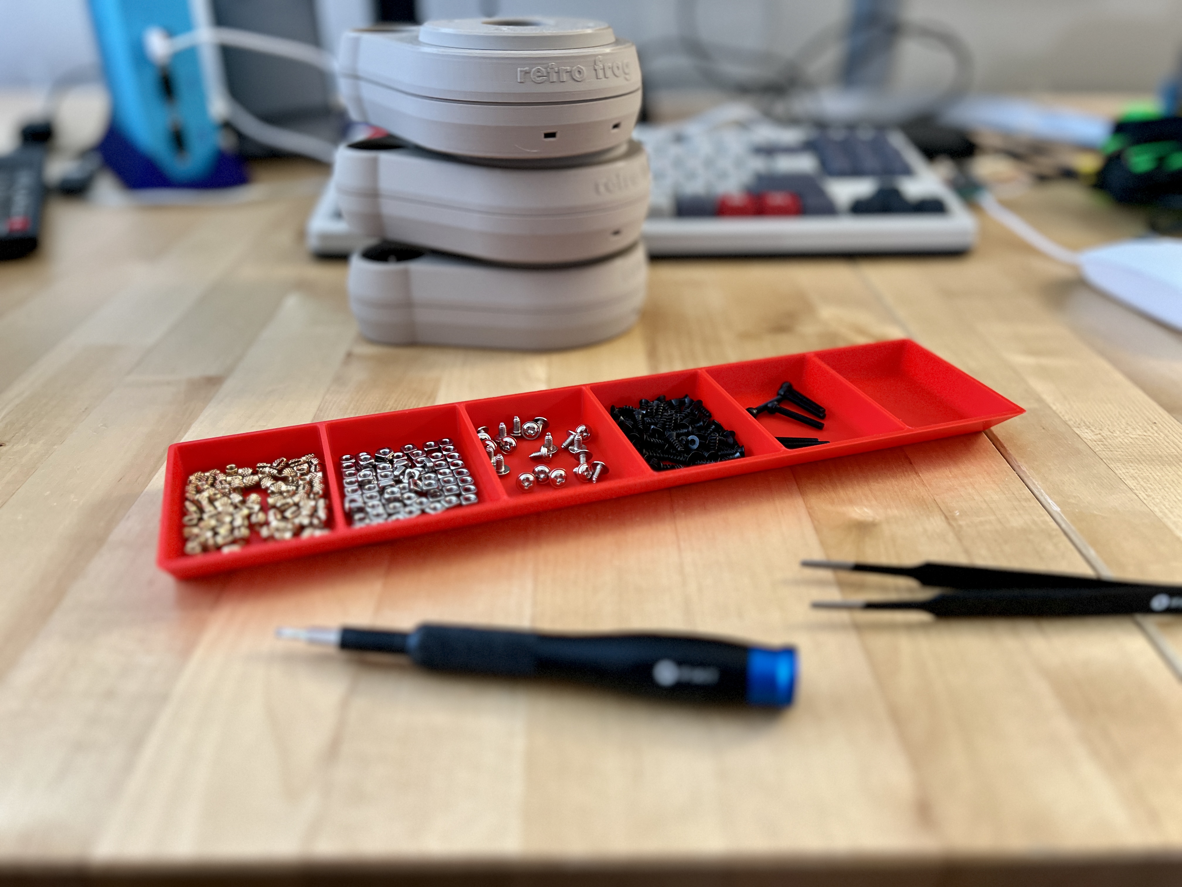 Cheap and Cheerful Small Parts Bins (2, 4 and 6 bin variants) 3D model