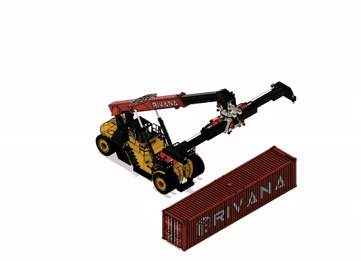 Yellow Reach Stacker (Basic) — thumbnail 3