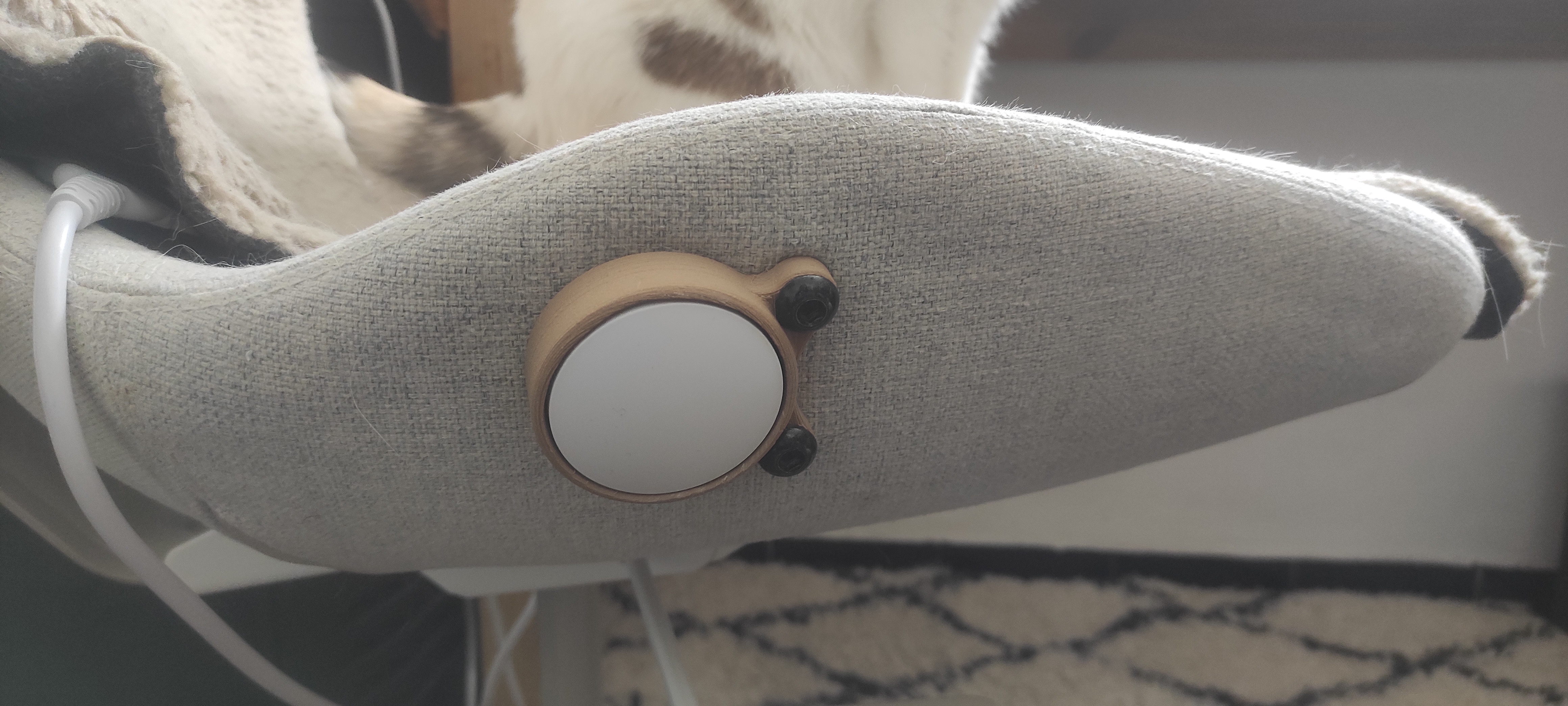 Ikea GRUPPSPEL arm rest zigbee button cover