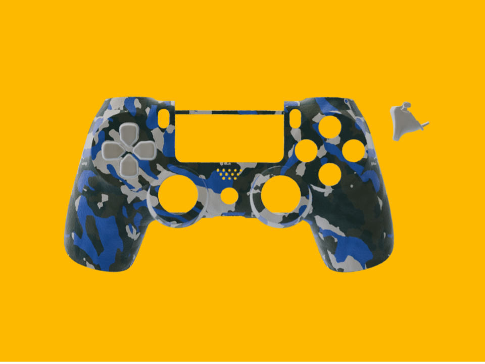 Partial PS4 DualShock 4 Controller Scan. (Main Body, L2 button and DPad)