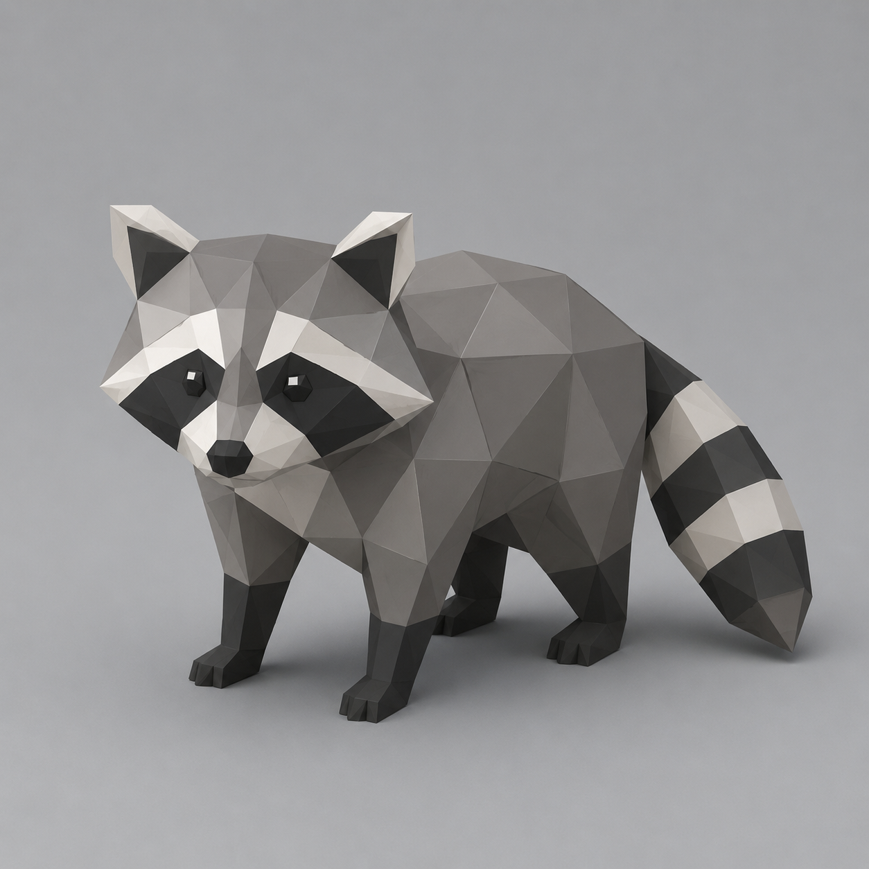 Low Poly Raccoon