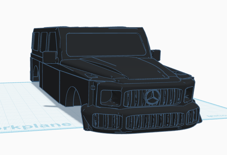 Cover for rc car Merdeces G wagnon
