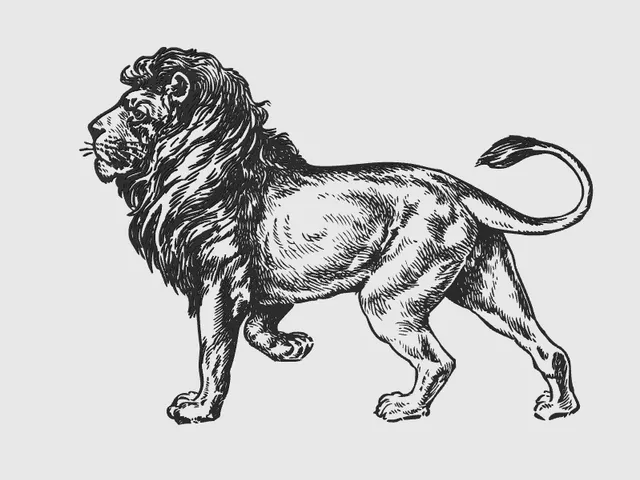 wall art lion