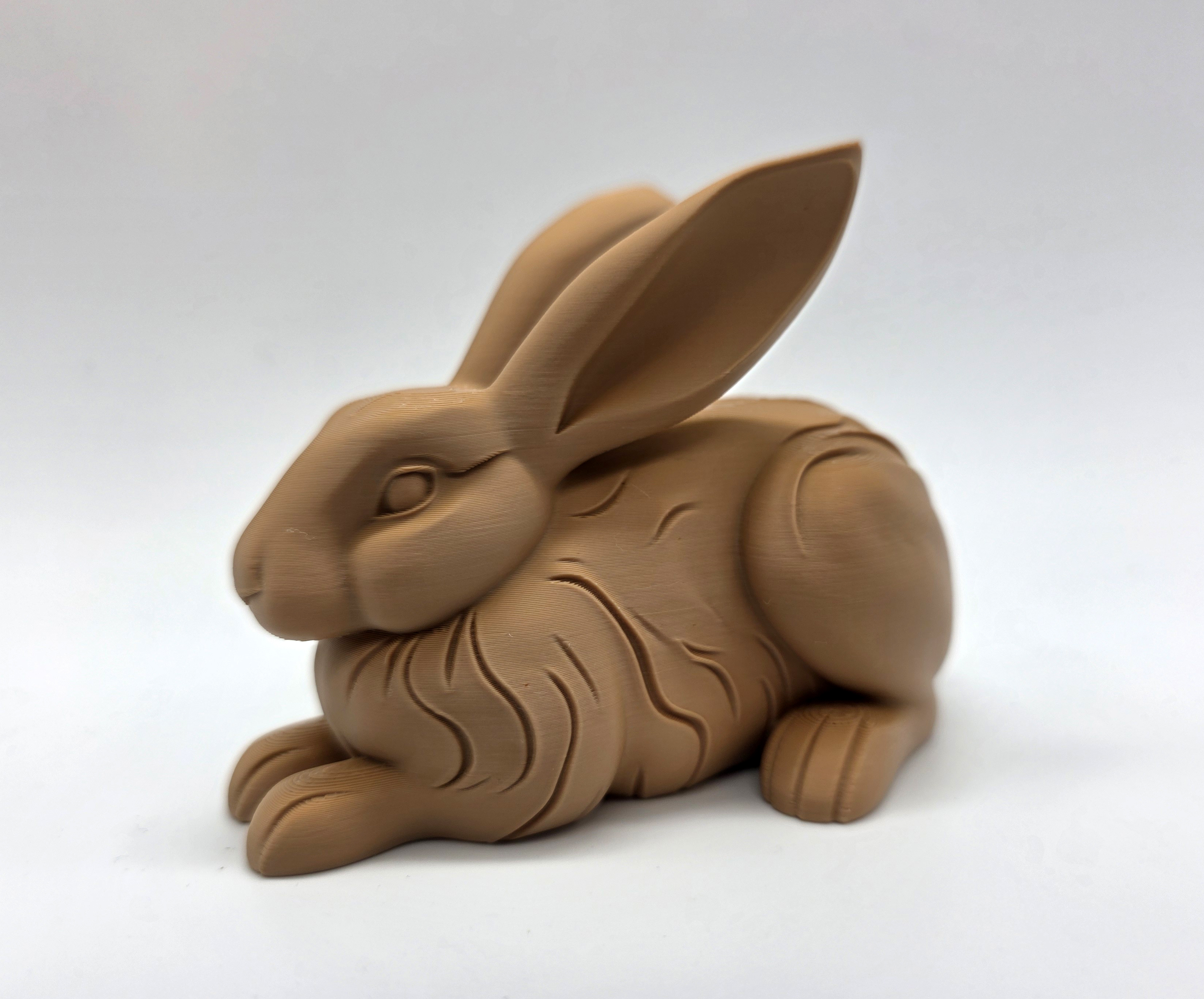 Wood-Carved Rabbit #7