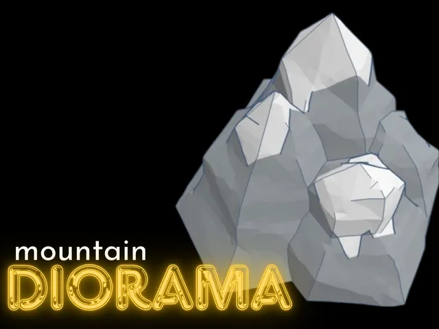 Mountain diorama