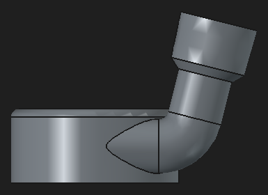 Bohrabsaugung für 68mm Bohrkrone