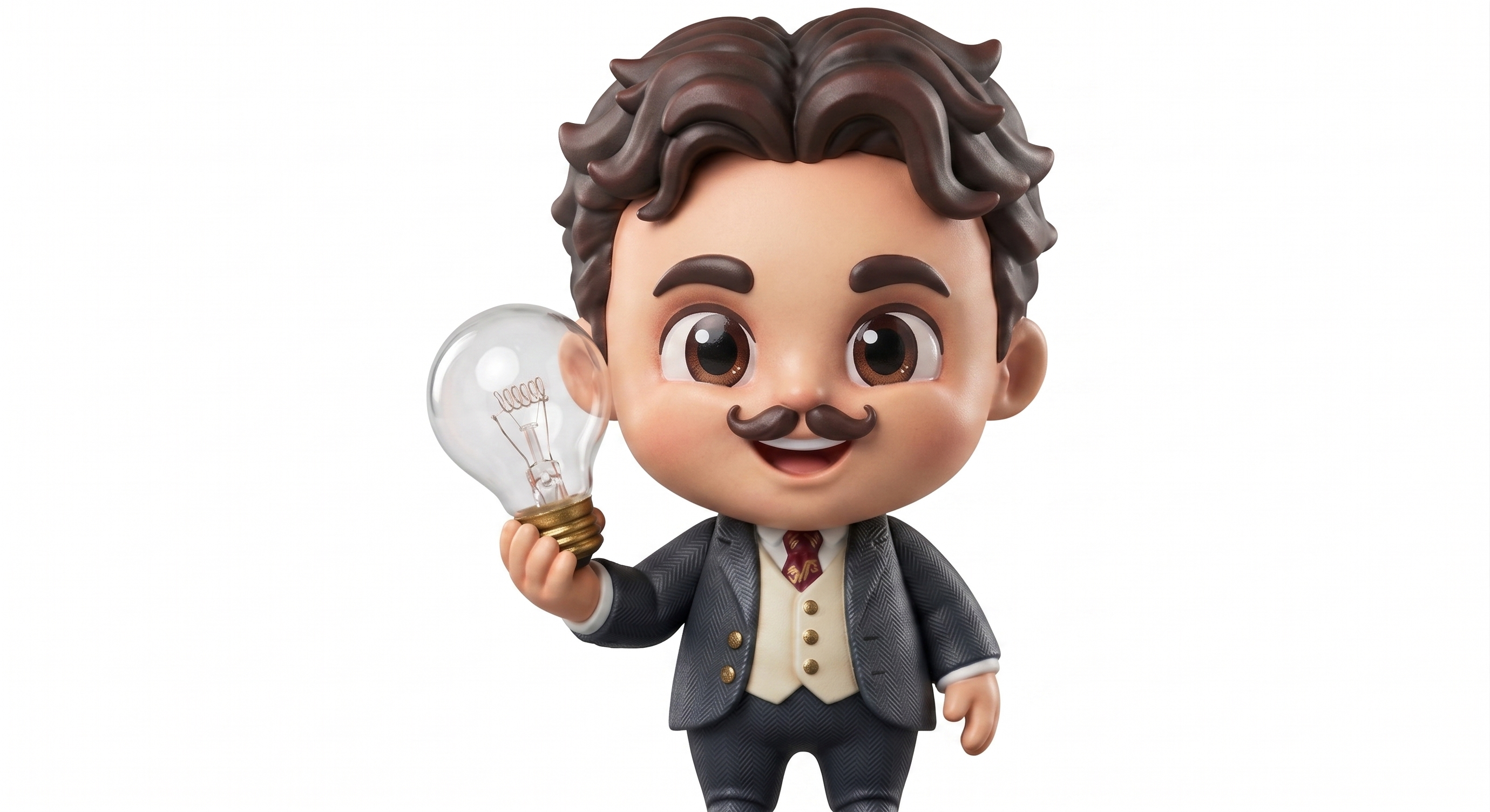 Nikola Tesla Chibi - The Father of Electricity